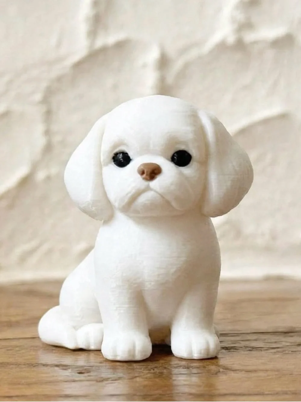 Shih Tzu Dog Keychain Charm - Mini White Puppy Pocket Pet - New